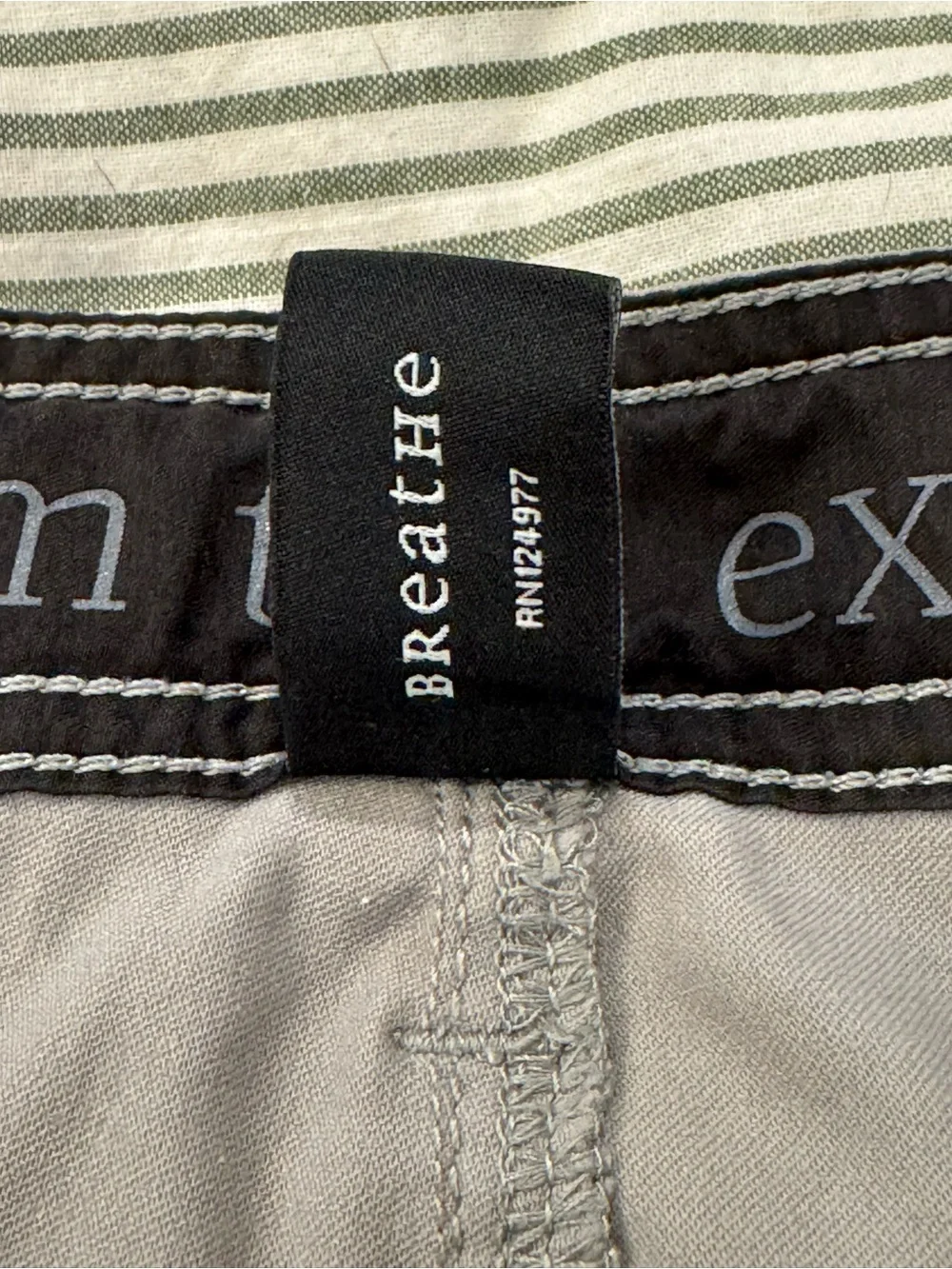 prAna | Stretch Zion Cargo Hiking Shorts Grey | 36W x 10L | Style M3ST10117